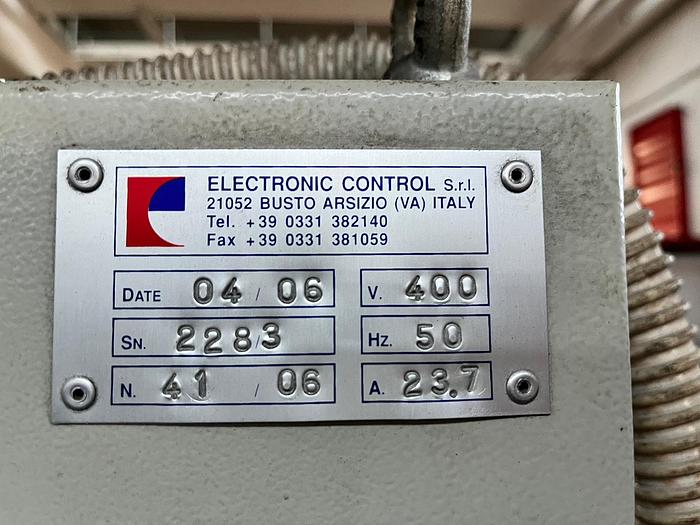 Refurbished 2006 TECNOVA USED PE PP EXTRUDER 105 mm.