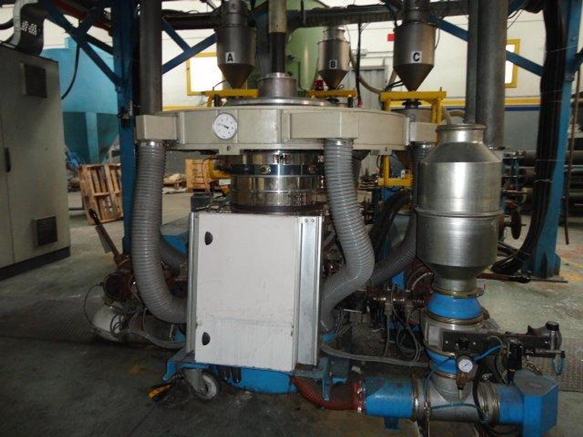 Used EXTRUDER GHIOLDI s.55-75-55, d.300, w.1700 mm.
