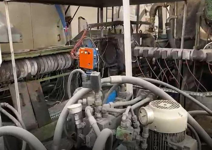 Used Complete granulation line with Erema 160