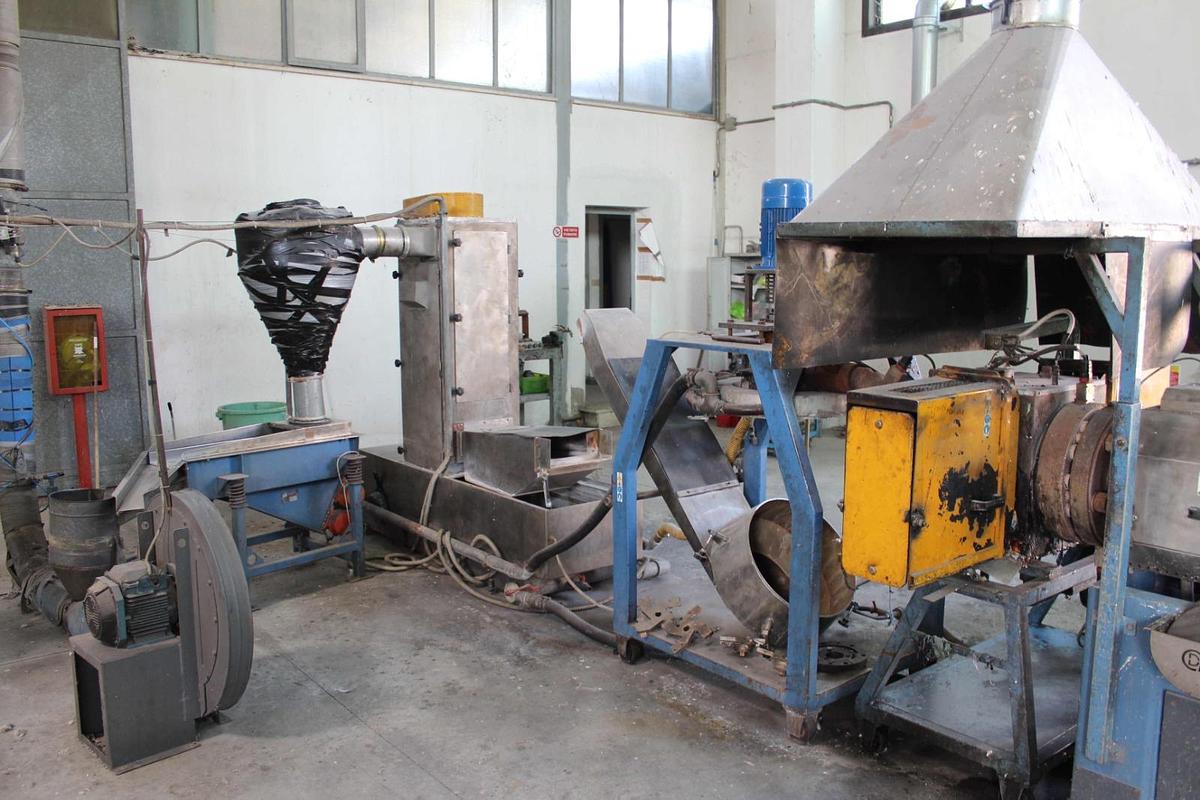 Refurbished CDM PREALPINA 130 mm 500-600 kg/h PE PP PC PS ABS