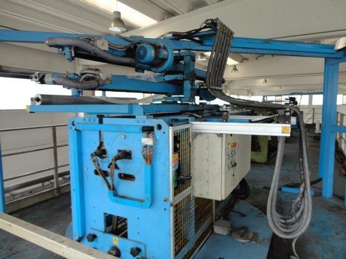 Used extruder for shrink LDPE+LLDPE+MDPE 1700 mm.wide 300 kg/h ready to go