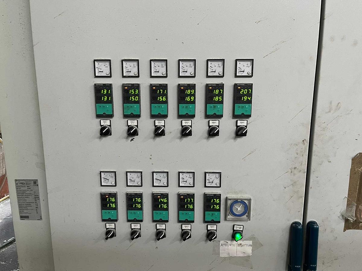 Used extruder 500 kg/h pe pp tecnova 130, 37 LD reconditioned +warranty