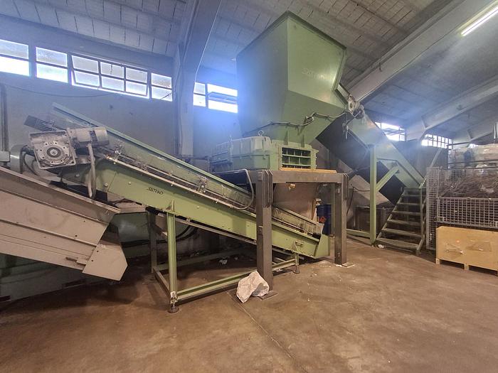 Used 2006 SATRIND S.ANDREA DUAL SHAFT HYDRAULIC SHREDDER