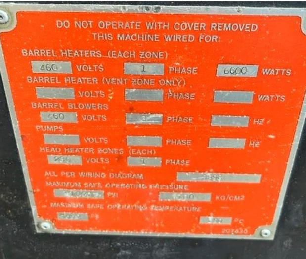 Usato DAVIS STANDARD EXTRUDER 60 mm.