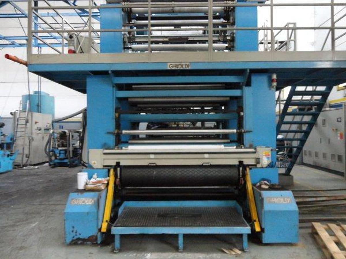 Used EXTRUDER GHIOLDI s.55-75-55, d.300, w.1700 mm.