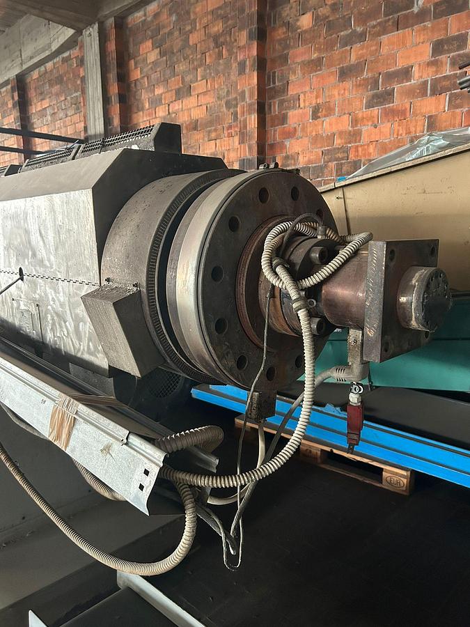 Refurbished extruder 160 mm. 50 LD 2x degassing with  energy saving IR heaters
