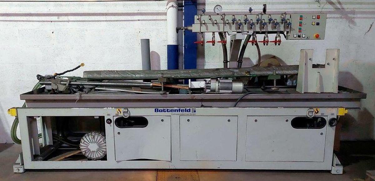 Used Battenfeld profile downstream equipment -used, reconditioned