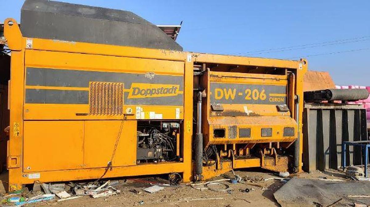 Used DOPPSTADT single shaft shredder DW 206 Ceron