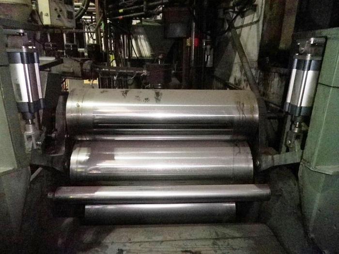 Used AMUT SHEET EXTRUSION LINE s.90 mm w.900 mm.