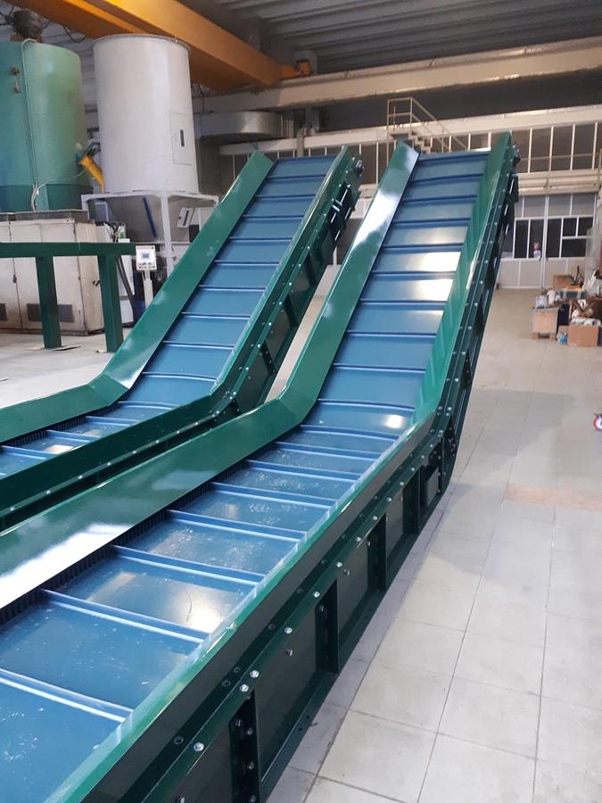 CONVEYOR BELTS, rubber, PVC, shutter type