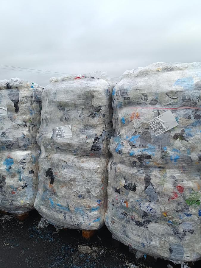 Used EUROPEAN PE Film colors bales