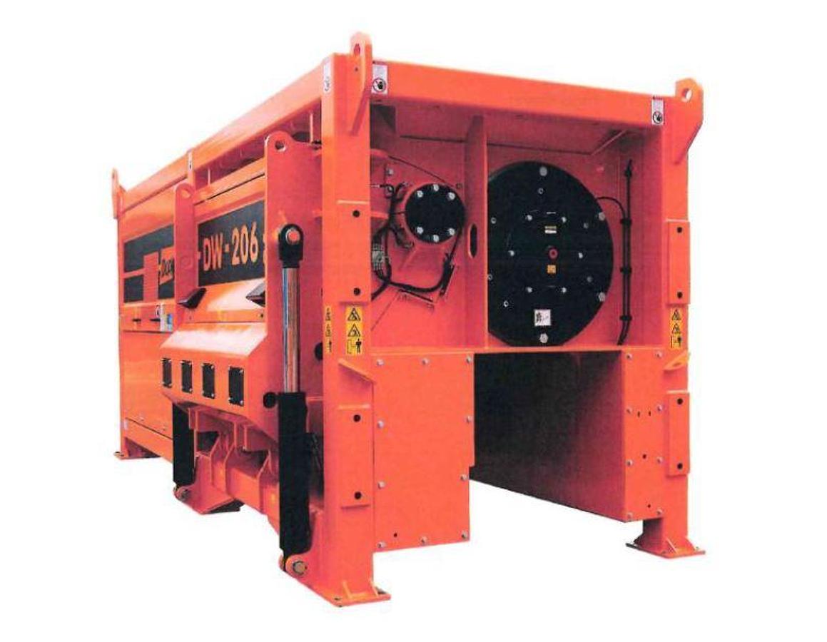 Used DOPPSTADT single shaft shredder DW 206 Ceron