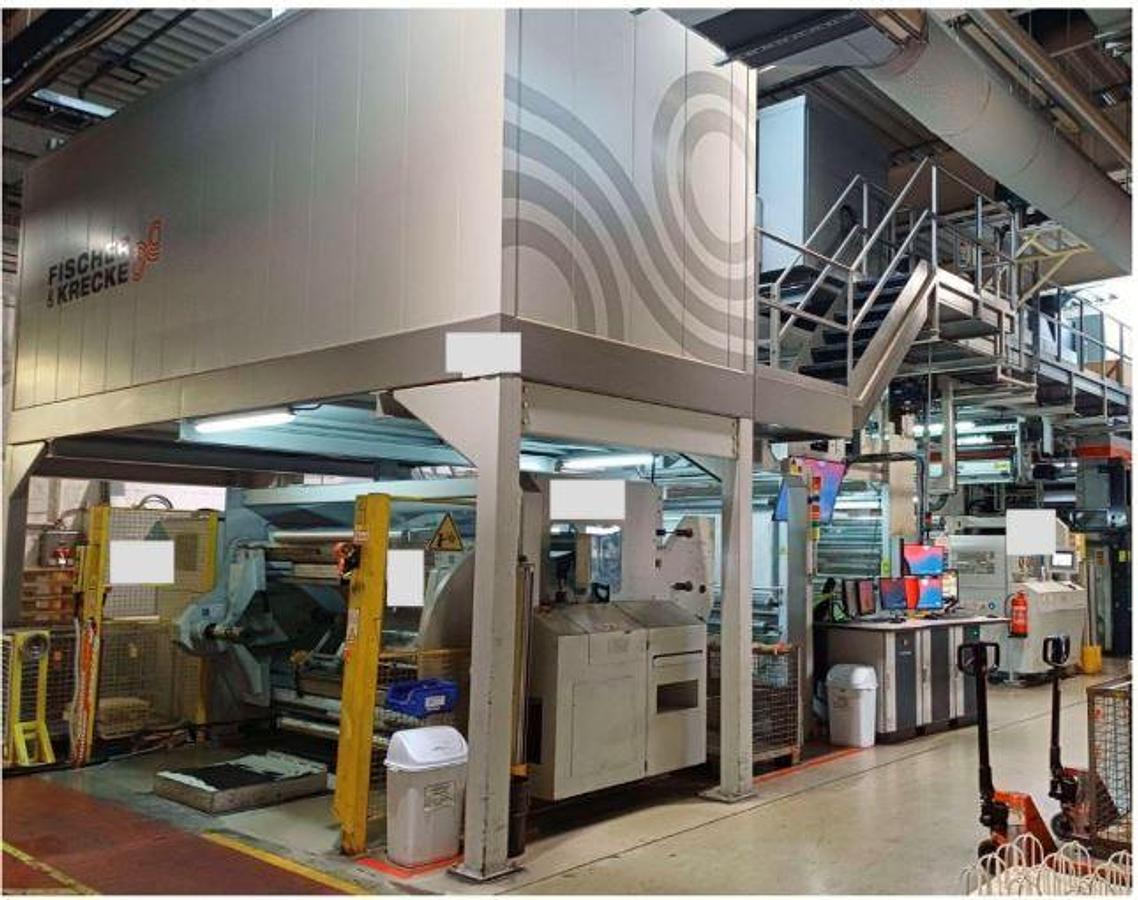 Used 2011 BOBST FISCHER & KRECKE 10 c 1450/1500 mm gearless FP16 - S10 10 col. 1450/1500 mm.gearless