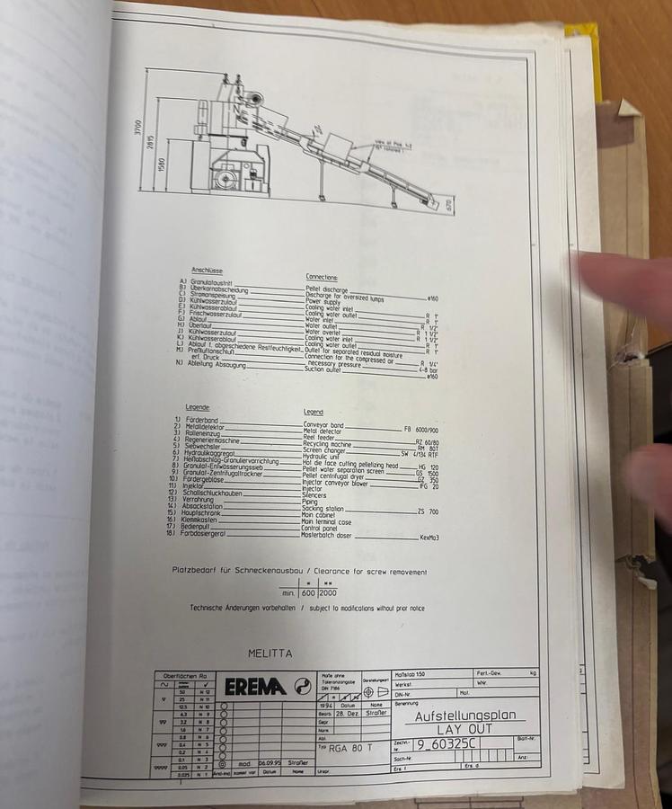 Used 2004 EREMA RM 80 E