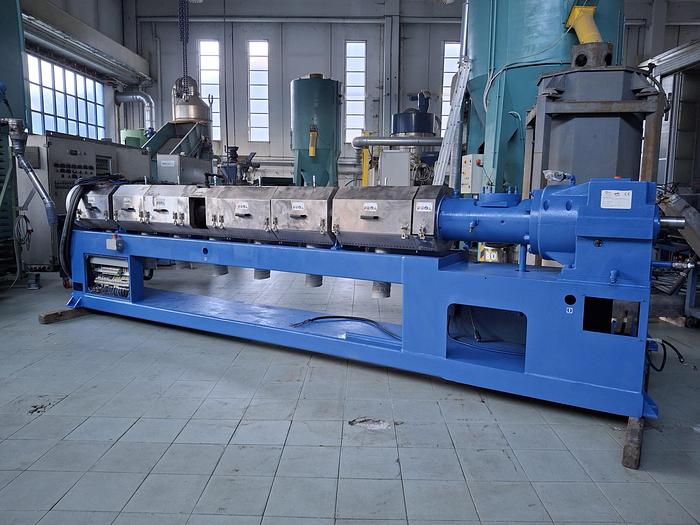 Refurbished CDM PREALPINA + FIMIC : 500-600 kg/h PE PP PC PS ABS REGRANULATING LINE FULLY RECONDITIONED