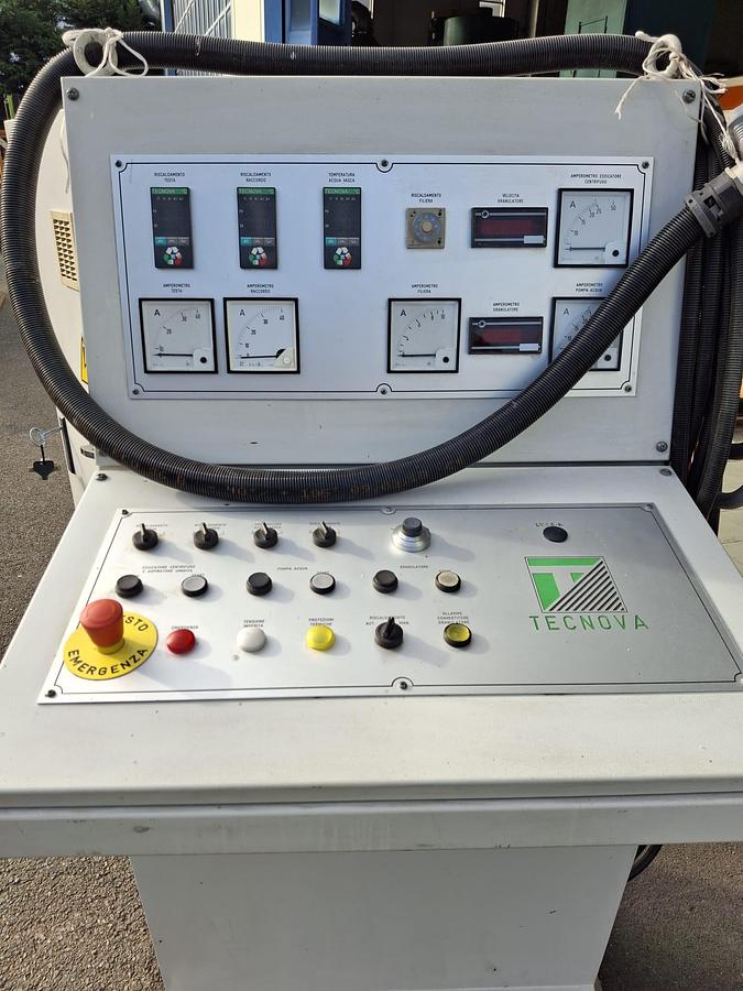 Refurbished pelletizer-water-ring-Tecnova-1-To/h-reconditioned