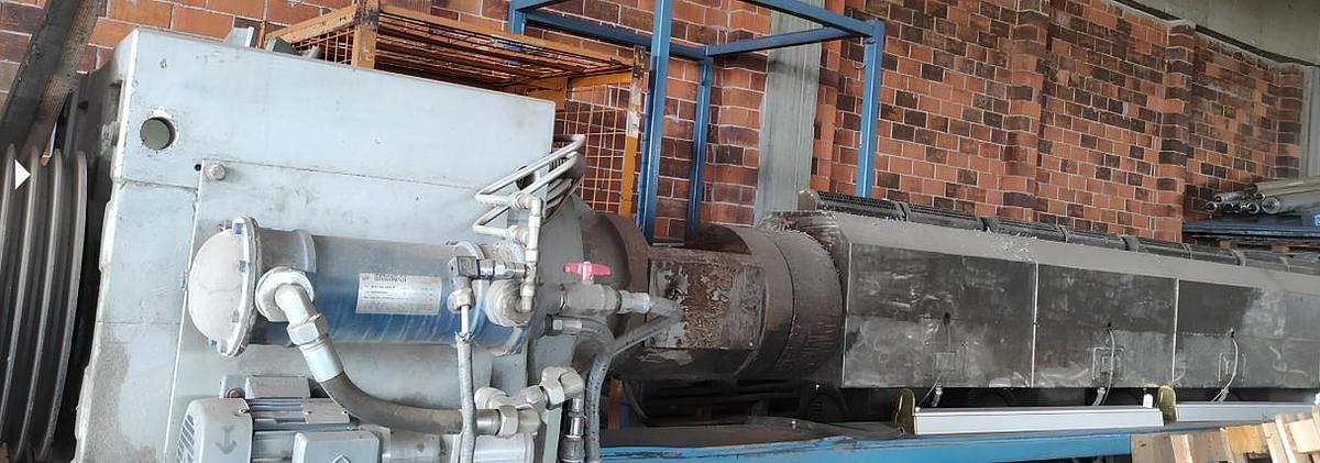 Refurbished extruder 160 mm. 50 LD 2x degassing with  energy saving IR heaters