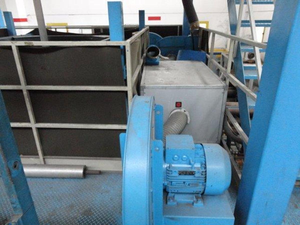 Used EXTRUDER GHIOLDI s.55-75-55, d.300, w.1700 mm.