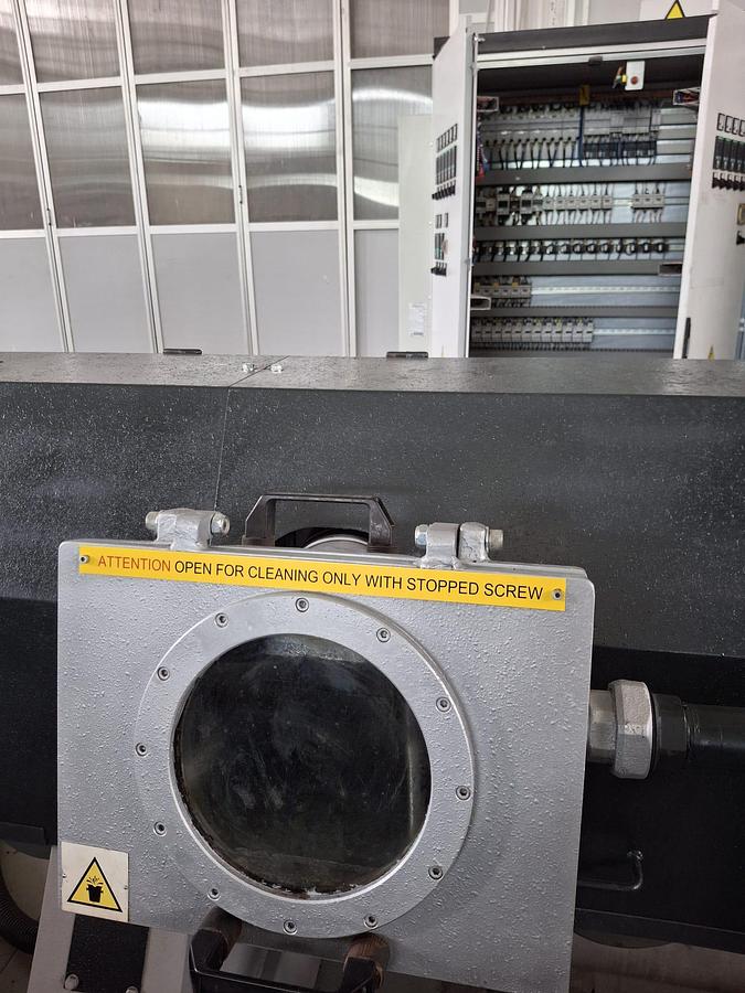 Refurbished extruder Tecnova 130 500-600 kg/h reconditioned, ready to go