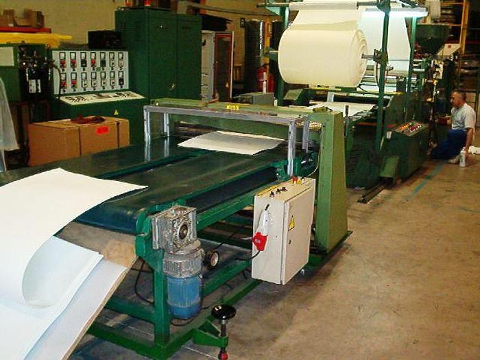 Used AMUT SHEET EXTRUSION LINE s.90 mm w.900 mm.