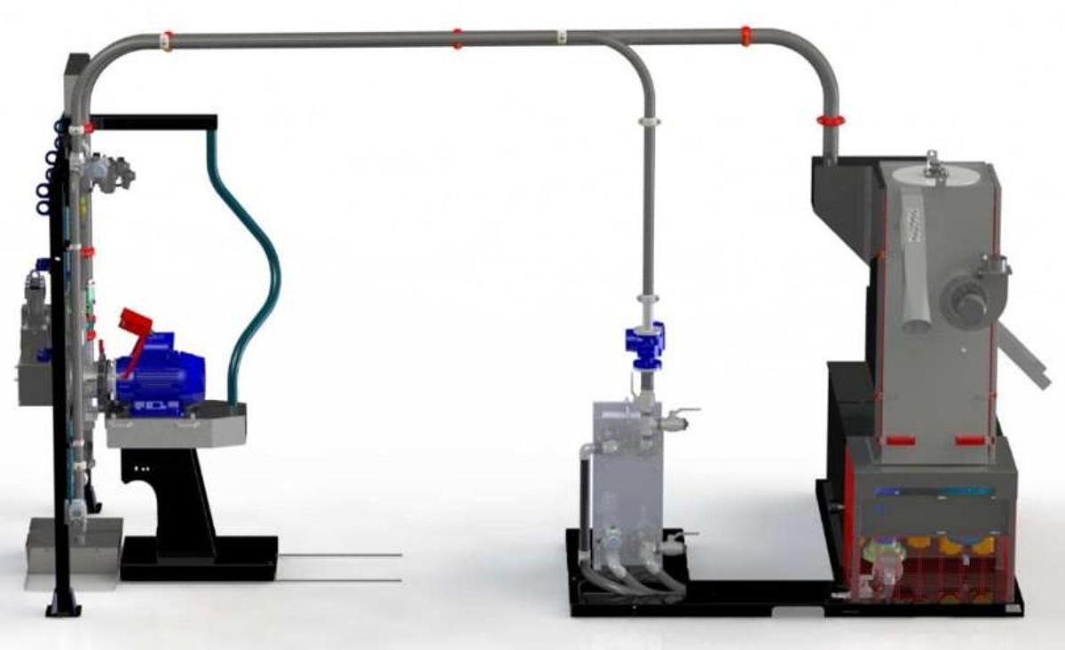 UNDERWATER PELLETIZER 1.400-1.700 kg/h for rigid+soft PP max MFI : 30