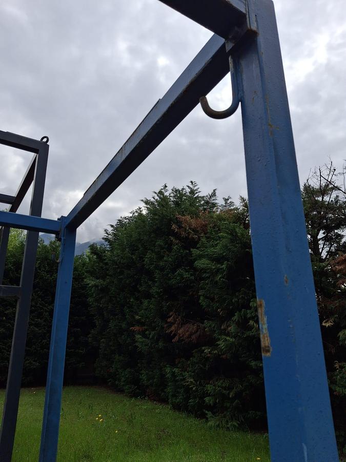 Refurbished 1-place big bag supporting structure