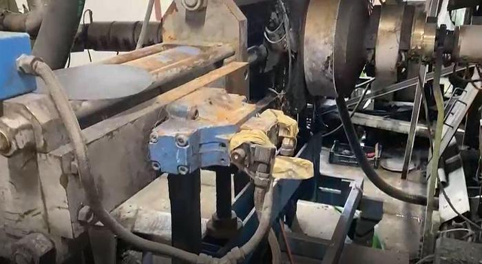 Used Complete granulation line with Erema 160