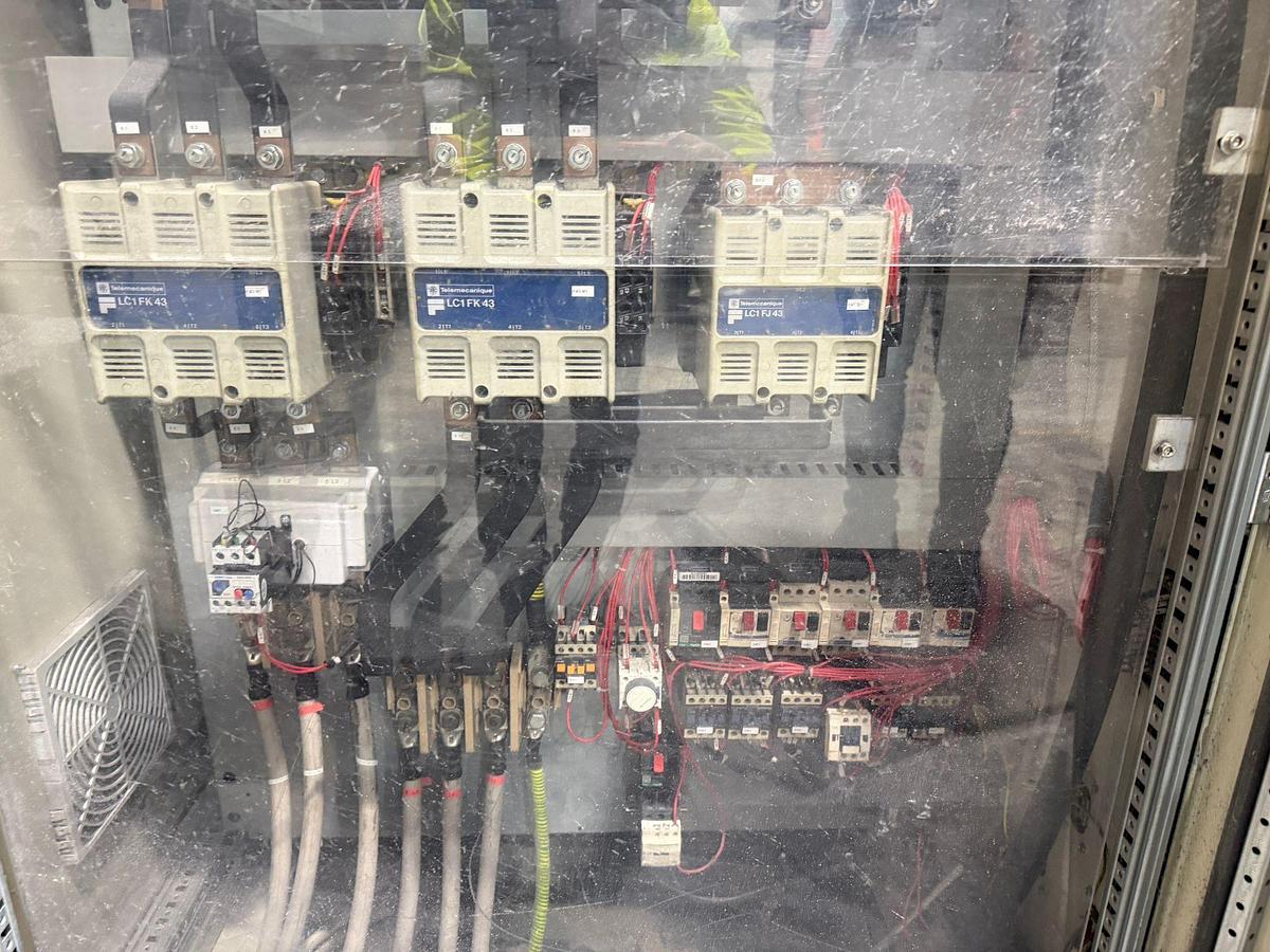 Used COSTARELLI 1300 mm fully automatic agglomerator complete with loading belt and collection hopper