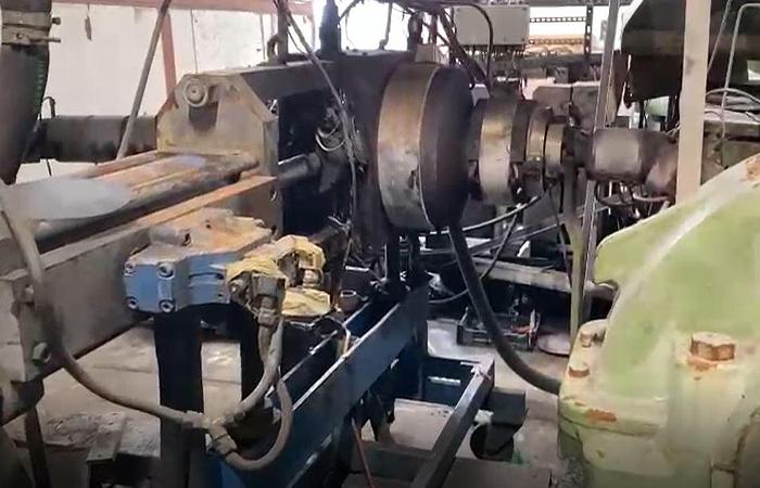 Used Complete granulation line with Erema 160