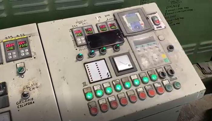 Used Complete granulation line with Erema 160