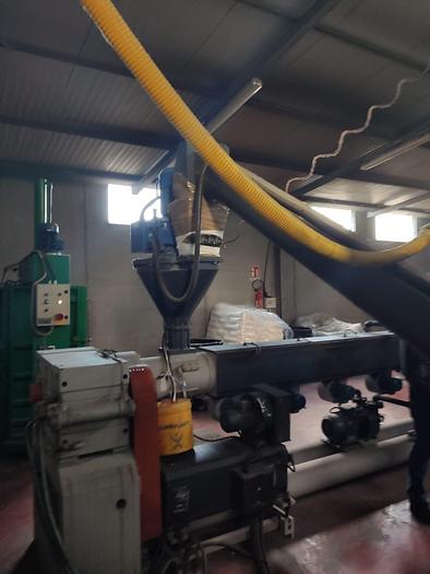 Refurbished 2006 TECNOVA USED PE PP EXTRUDER 105 mm.