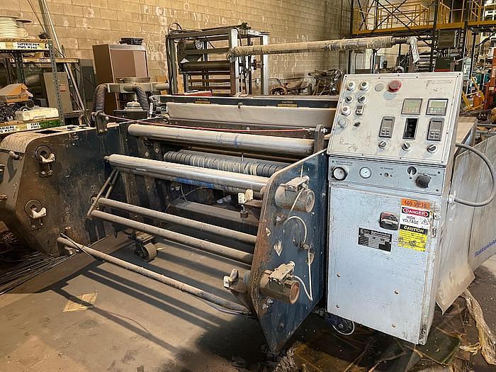 Used 1994 BATTENFELD-GLOUCESTER 418 HE 70 REEL-TO-REEL BAG PRE-CUTTER