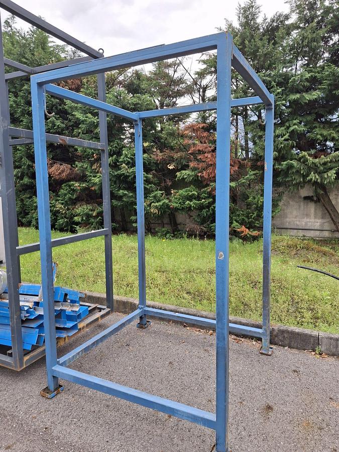 Refurbished 1-place big bag supporting structure