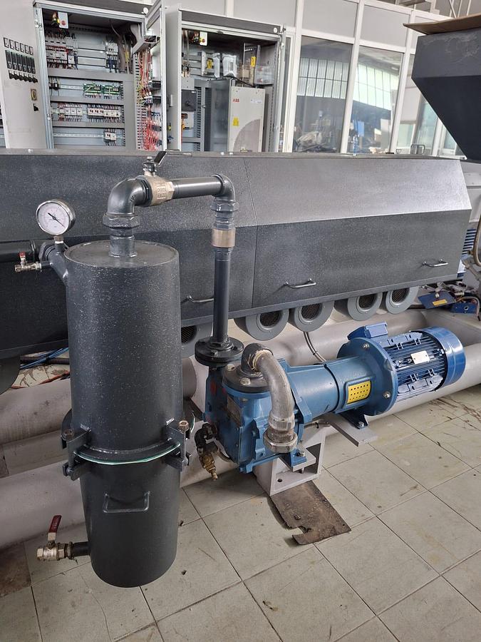 Refurbished extruder Tecnova 130 500-600 kg/h reconditioned, ready to go