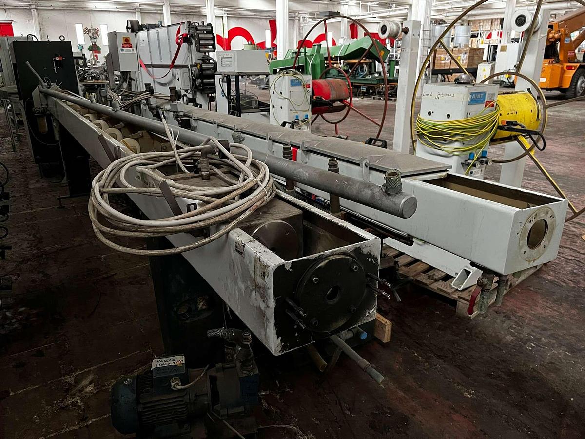 Used 2005 CINCINNATI NEXANS PEX-AL-PEX extrusion line complete with downstream
