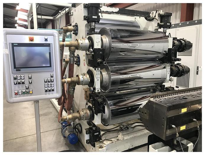 Used AMUT PET,PP & PS sheet extrusion line 1000 mm Ref.TX123