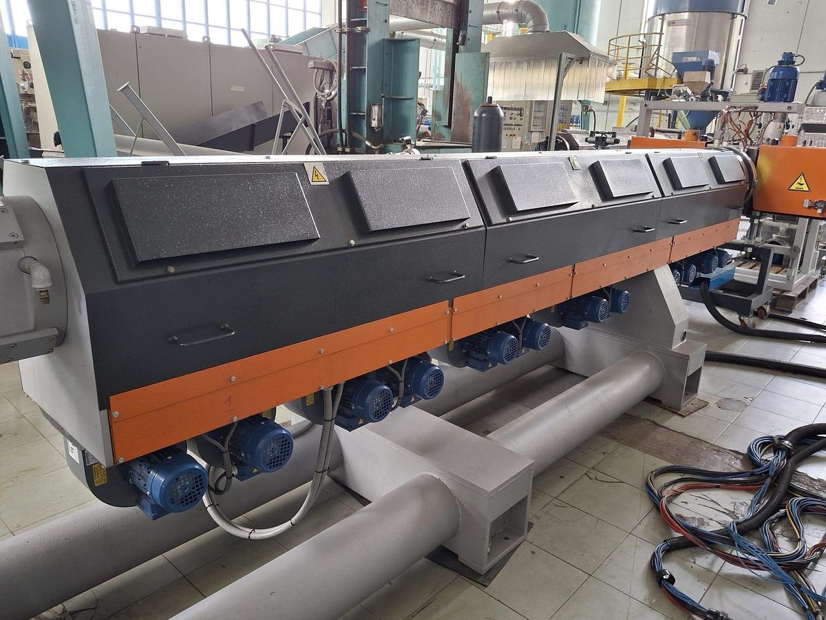 Refurbished extruder Tecnova 130 500-600 kg/h reconditioned, ready to go