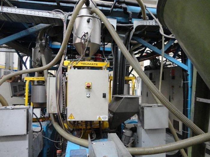 Used extruder for shrink LDPE+LLDPE+MDPE 1700 mm.wide 300 kg/h ready to go