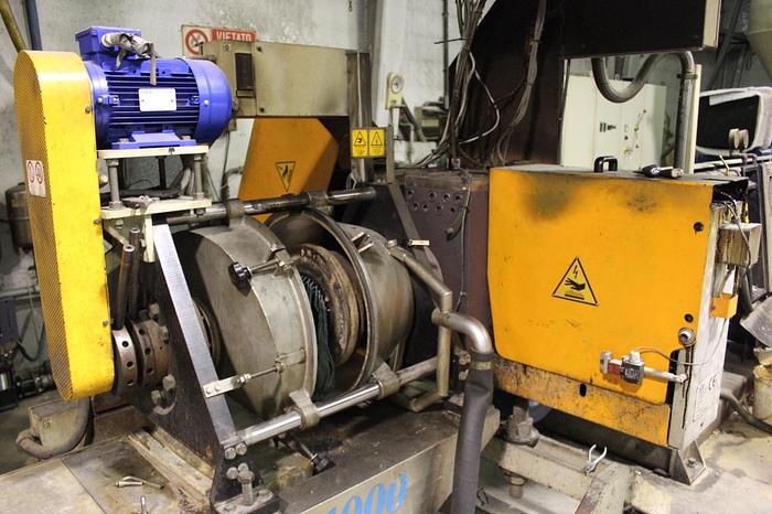 Used 2001 GAMMA MECCANICA 160 mm. extriuder for LDPE HDPE PP,..