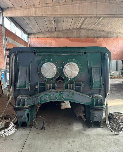 Refurbished VECOPLAN TWIN SHAFT SHREDDER 220 KW VNZ 3000 double-rotor shredder