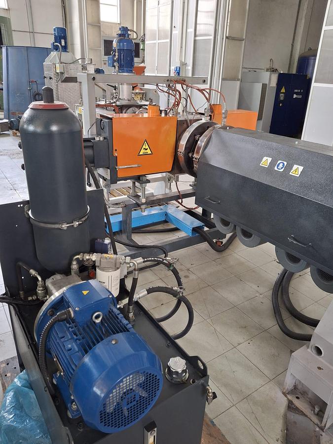 Refurbished extruder Tecnova 130 500-600 kg/h reconditioned, ready to go