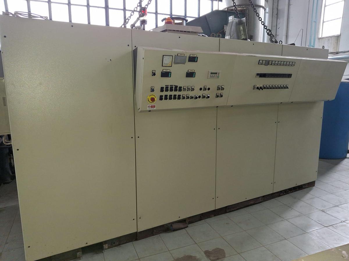 Refurbished extruder 160 mm. 50 LD 2x degassing with energy saving IR heaters