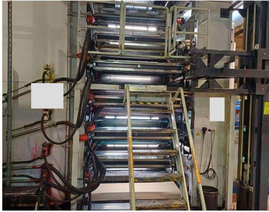 Used 2011 BOBST FISCHER & KRECKE 10 c 1450/1500 mm gearless FP16 - S10 10 col. 1450/1500 mm.gearless