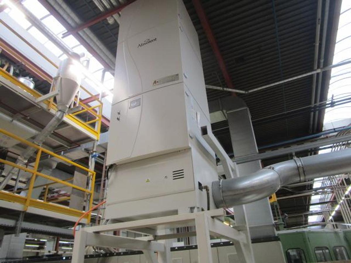 Used 2004 AMUT EZ 160 1200/1000 mm.single screw 1 Ton/h PS PP