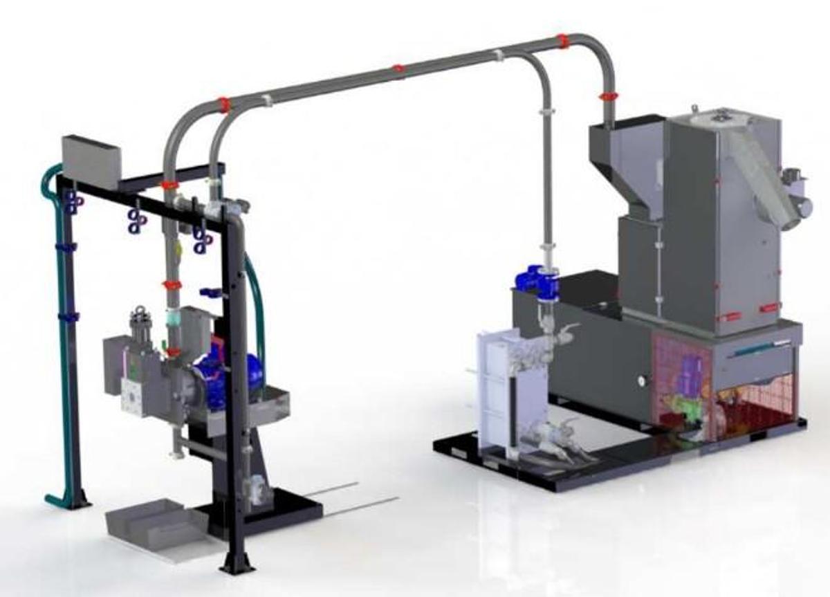 UNDERWATER PELLETIZER 1.400-1.700 kg/h for rigid+soft PP max MFI : 30