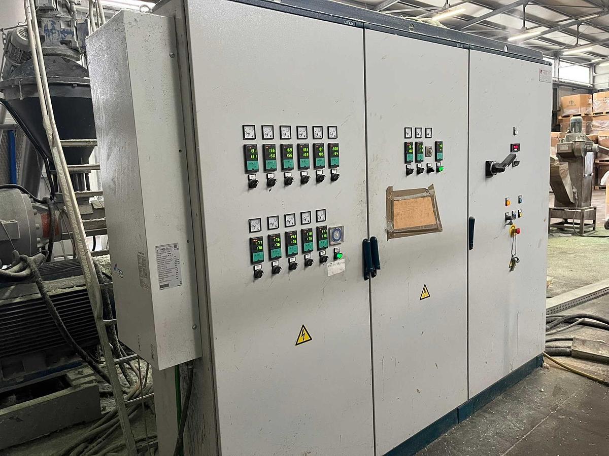 Used extruder 500 kg/h pe pp tecnova 130, 37 LD reconditioned +warranty