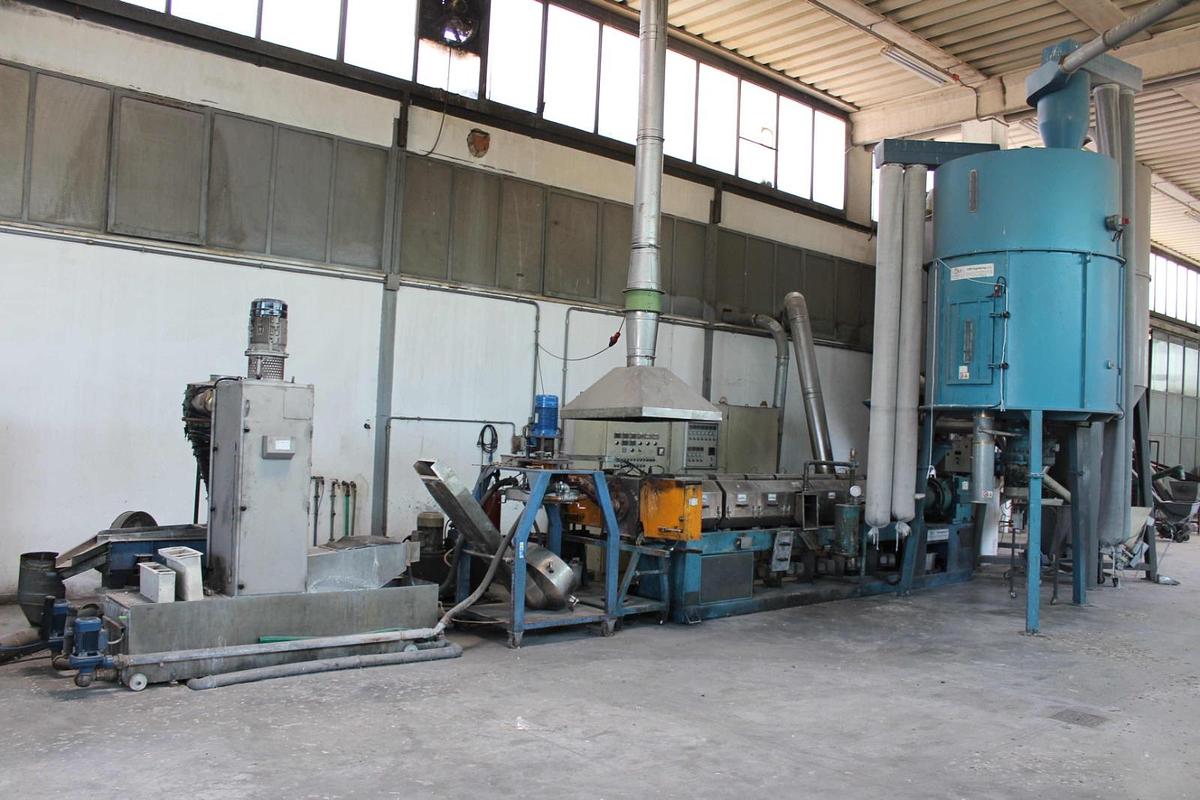 Refurbished CDM PREALPINA  130 mm 500-600 kg/h PE PP PC PS ABS