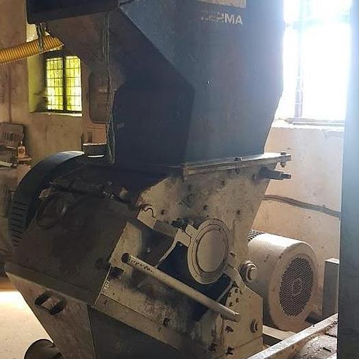 Used Granulator Zerma, model GSE 500, for plastic waste