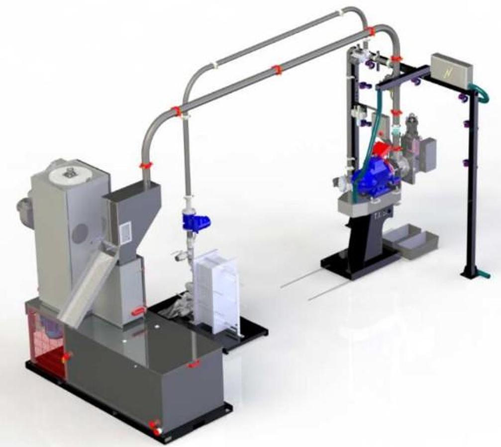 UNDERWATER PELLETIZER 1.400-1.700 kg/h for rigid+soft PP max MFI : 30