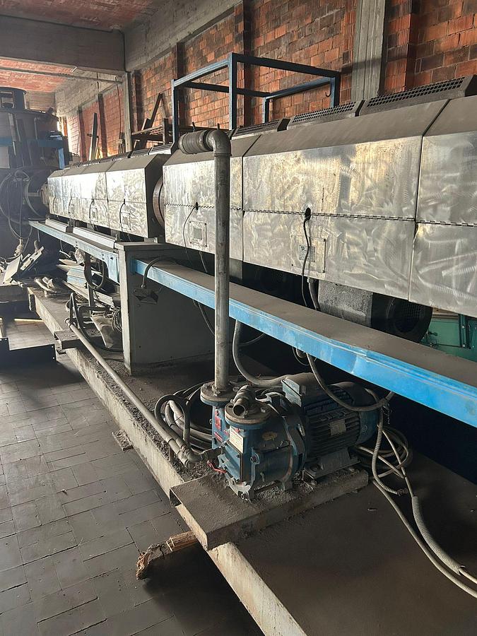Refurbished extruder 160 mm. 50 LD 2x degassing with  energy saving IR heaters